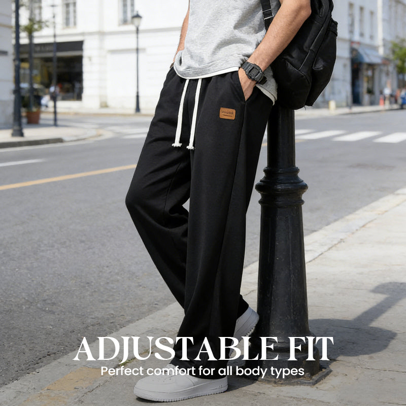 ☀️ Maximale Bewegungsfreiheit！Elastische Herren Freizeithose in Gerades Bein，knitterfrei & alltagstauglich 👖