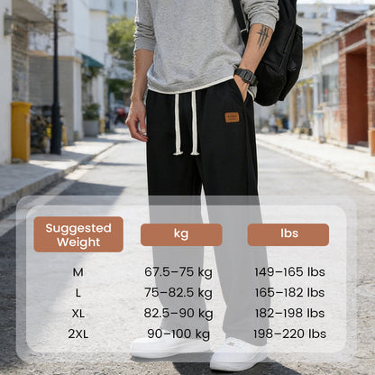 ☀️ Maximale Bewegungsfreiheit！Elastische Herren Freizeithose in Gerades Bein，knitterfrei & alltagstauglich 👖