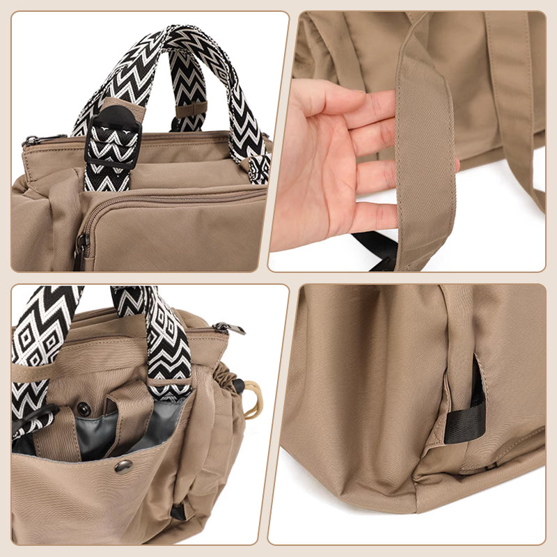👜Riesiges Stauraum✨ Modische vielseitige Schultertasche，leicht & wasserabweisend