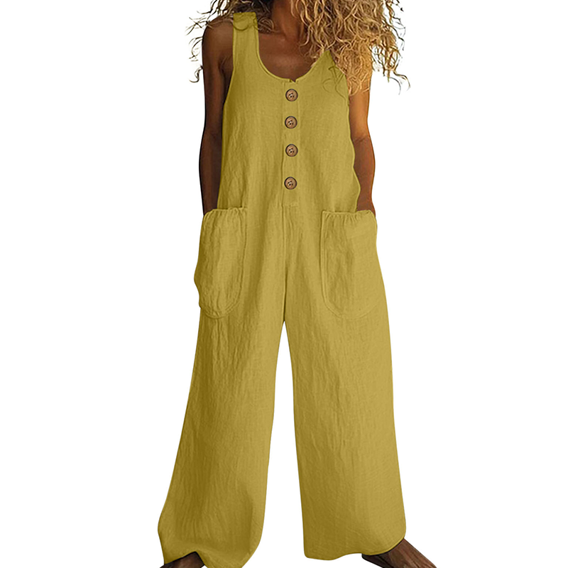 ✨ Tragekomfort pur 👖 Modischer Damen Jumpsuit weiter Schnitt 🔥 Jetzt zum halben Preis