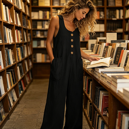 ✨ Tragekomfort pur 👖 Modischer Damen Jumpsuit weiter Schnitt 🔥 Jetzt zum halben Preis
