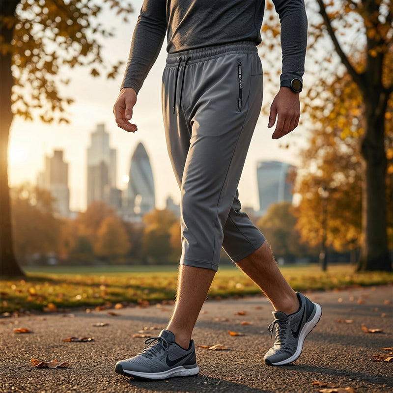 💪 Schnelltrocknende Herren Caprihose mit hoher Elastizität – ultrakomfortabel, atmungsaktiv und flexibel für Fitness, Jogging und Outdoor