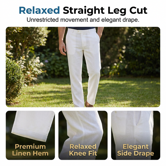 🔥 Zeitlich begrenztes Sonderangebot | Bequeme Herren-Freizeithose mit geradem Schnitt