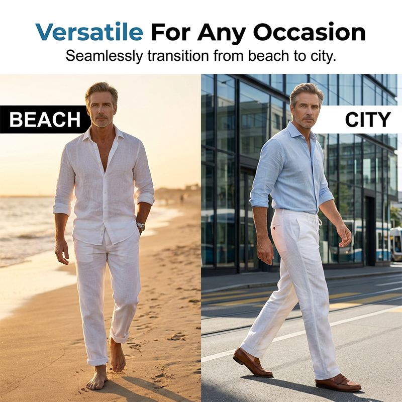 🔥 Zeitlich begrenztes Sonderangebot | Bequeme Herren-Freizeithose mit geradem Schnitt