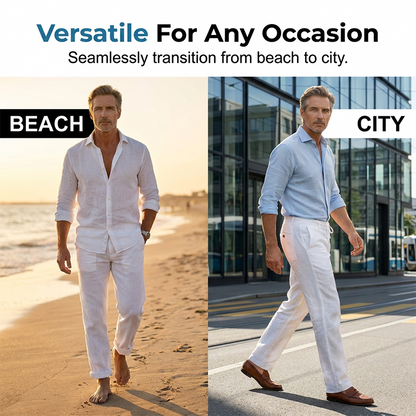 🔥 Zeitlich begrenztes Sonderangebot | Bequeme Herren-Freizeithose mit geradem Schnitt