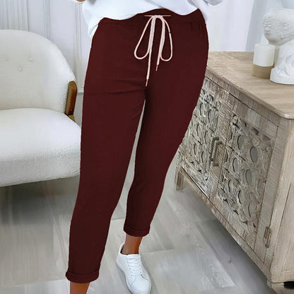 👖 LIMITED-TIME 50% RABATT! ✨ Frauen Jogginghosen – Konischer Schnitt, Kordelzug, Bequem ✨