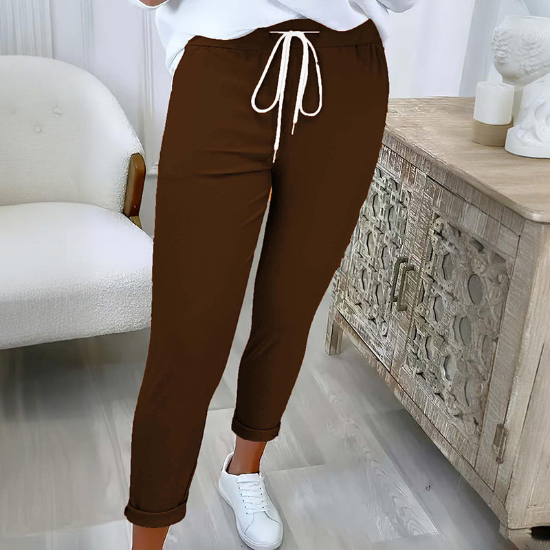 👖 LIMITED-TIME 50% RABATT! ✨ Frauen Jogginghosen – Konischer Schnitt, Kordelzug, Bequem ✨