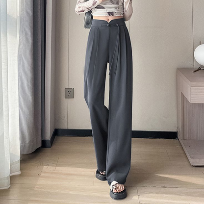 ✨ SOMMER DEAL: 50% RABATT 👖 Wide-Leg High-Waist Hose 🍃 knitterfrei, figurbetont & mit trendigen Froschknöpfen 🔥