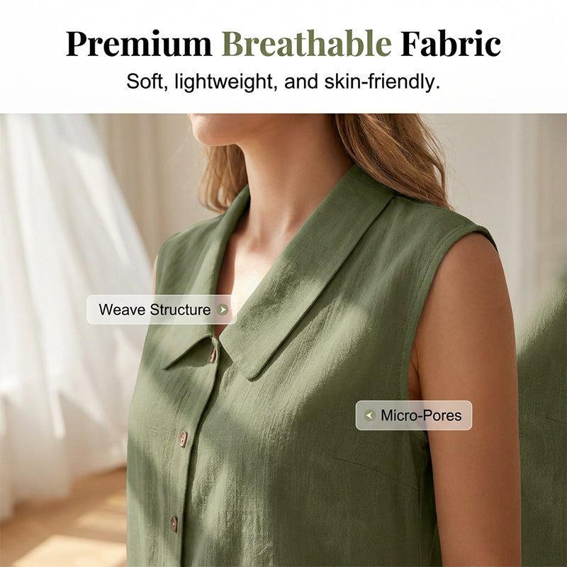 🔥 50% RABATT ✨ Damen V-Ausschnitt Bluse mit Knopfleiste – elegant, leicht & perfekt für jeden Tag 💖