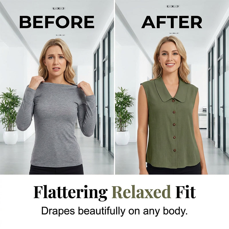 🔥 50% RABATT ✨ Damen V-Ausschnitt Bluse mit Knopfleiste – elegant, leicht & perfekt für jeden Tag 💖