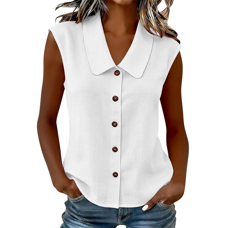 🔥 50% RABATT ✨ Damen V-Ausschnitt Bluse mit Knopfleiste – elegant, leicht & perfekt für jeden Tag 💖