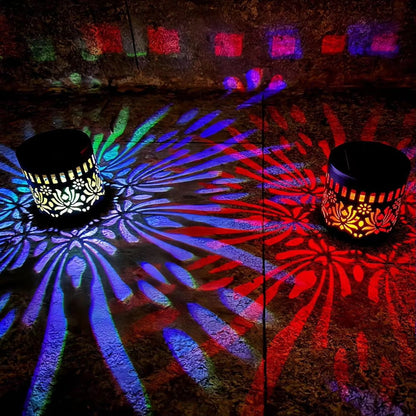 🏖️ Sommer-Sale 60% Rabatt 🏝️🌞 Solar Mandala Light – Stunning Pattern Projection, 2-in-1 Floor & Wall Design & IP65 Waterproof Auto On/Off 🌿