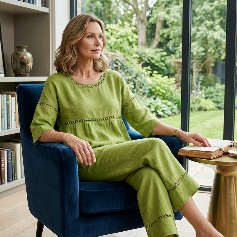 🔥 Neuheiten: 50% RABATT! ✨ Lässiges 2-teiliges Set für Damen mit Lochstickerei-Details – stylisch, luftig & perfekt aufeinander abgestimmt – ideal für warme Tage, Strand & Freizeit | Versandfrei