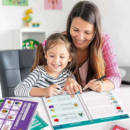 ✍️Wiederverwendbares magisches Rillenschreibset