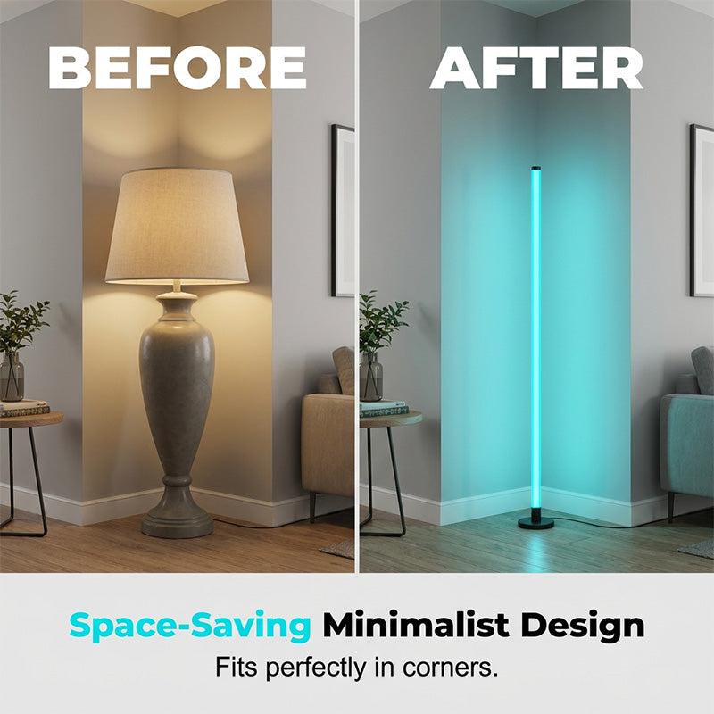 ✨ LED-Stehleuchte mit Fernbedienung & App-Steuerung – 60 verschiedene Szenen – für die perfekte Ambiente-Beleuchtung