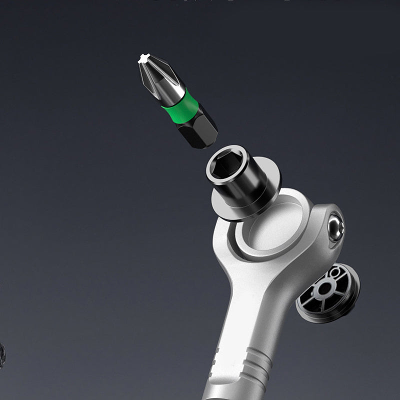 🔧 Universeller magnetischer Ratschenschraubendreher – robust & handlich