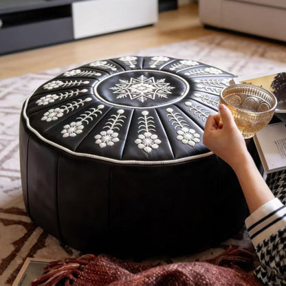 🪑 Vielseitiger runder Stauraumsitz – Sitzplatz & versteckter Stauraum in einem – perfekt für Flur, Schlafzimmer & Wohnzimmer | Versandfrei