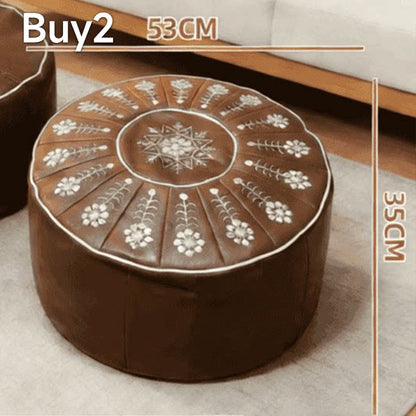 🪑 Vielseitiger runder Stauraumsitz – Sitzplatz & versteckter Stauraum in einem – perfekt für Flur, Schlafzimmer & Wohnzimmer | Versandfrei