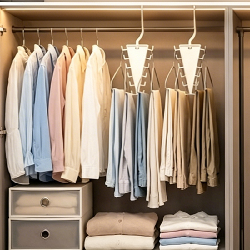 🔥 Zeitlich begrenztes Angebot: Dreieckiger Kleiderschrank-Organizer – platzsparend & vielseitig | Jetzt zuschlagen