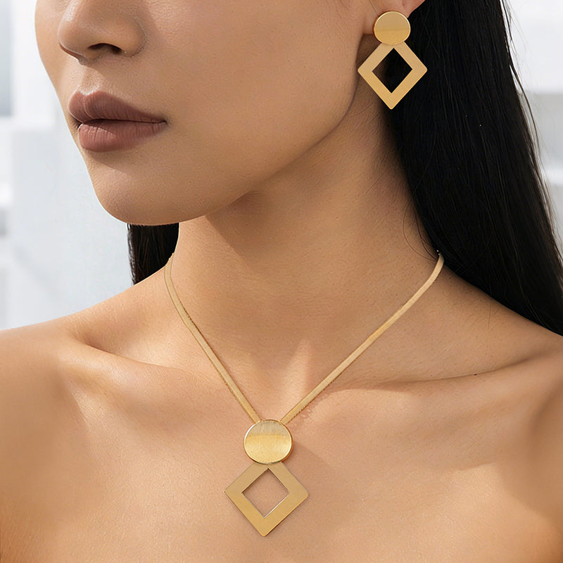 ✨Modernes geometrisches Schmuckset