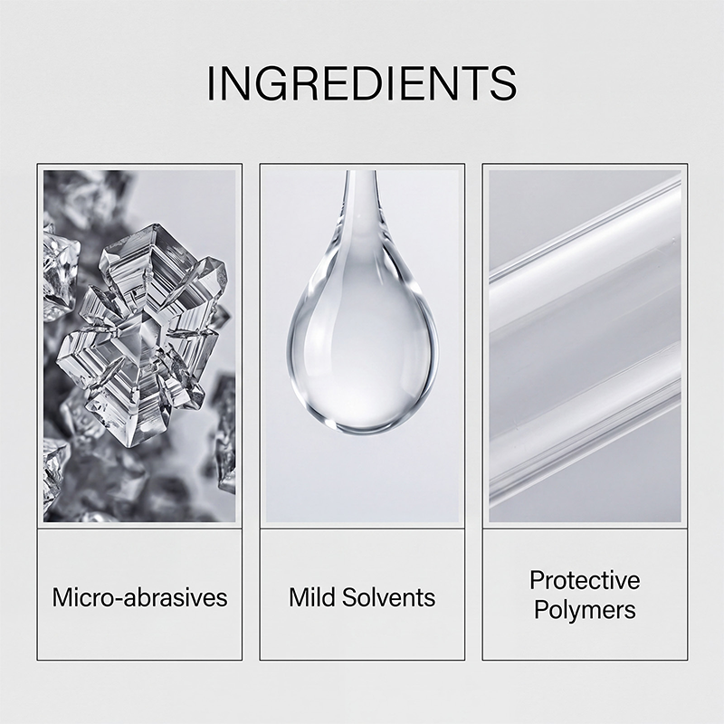 ✨ Poliermittel für verschiedene Oberflächen | Für Metall und Stein geeignet · Entfernt Kratzer und Oxidation und stellt den Glanz wieder her · Einfache Anwendung zum Selbermachen