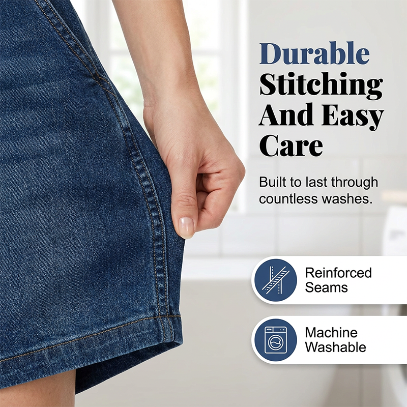 🌺 Damen Freizeit Denim-Overall mit kurzen Ärmeln – lässig, bequem & vielseitig für jeden Tag