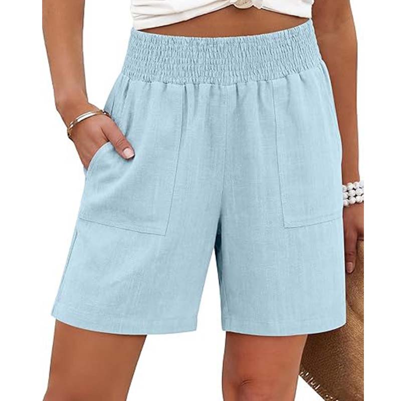 ✨ Weiche Freizeit-Shorts für Damen mit Seitentaschen, atmungsaktiv & alltagstauglich
