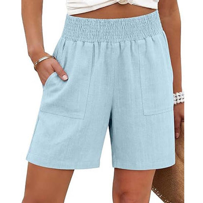 ✨ Weiche Freizeit-Shorts für Damen mit Seitentaschen, atmungsaktiv & alltagstauglich