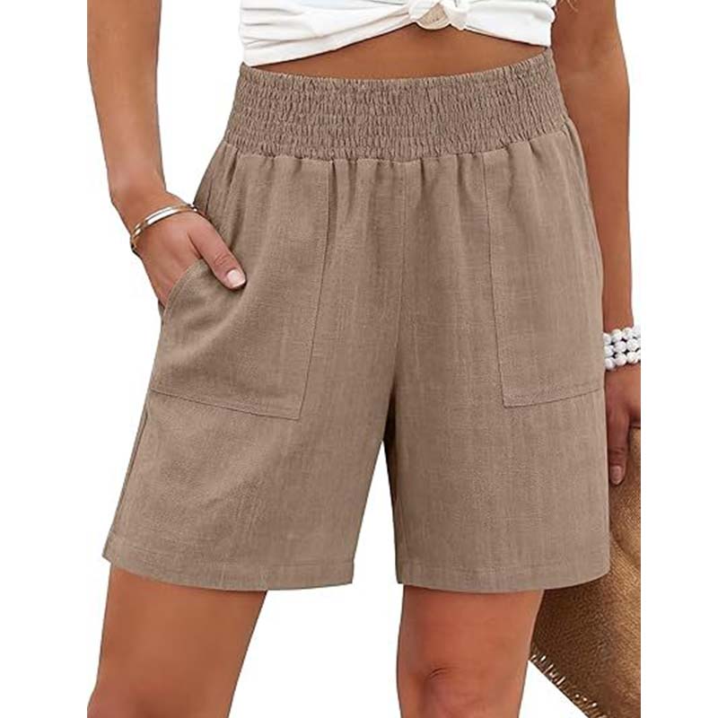✨ Weiche Freizeit-Shorts für Damen mit Seitentaschen, atmungsaktiv & alltagstauglich