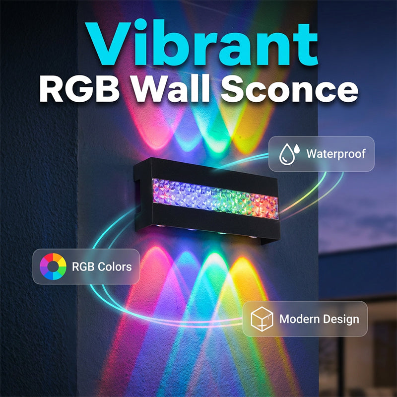 💡 Moderne LED-Außenwandleuchte | Wasserdicht & energiesparend✨ Wetterfeste LED-Wandleuchte, stilvoll & langlebig für Garten & Haus