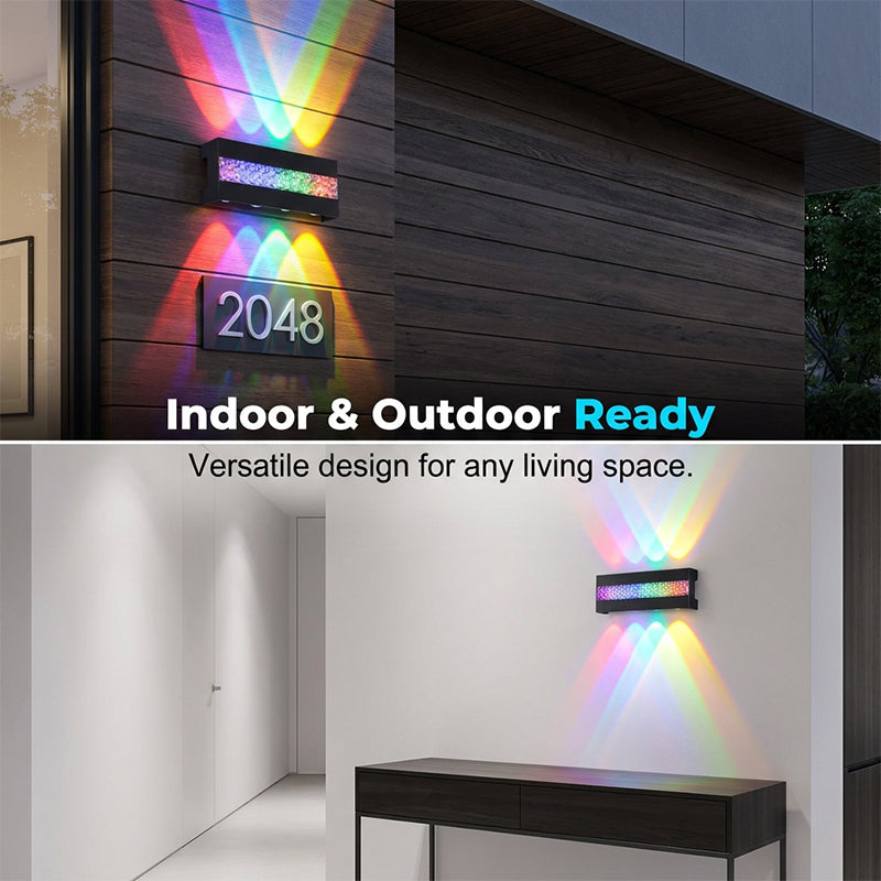 💡 Moderne LED-Außenwandleuchte | Wasserdicht & energiesparend✨ Wetterfeste LED-Wandleuchte, stilvoll & langlebig für Garten & Haus