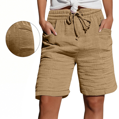 ✨ Elastische Bund-Shorts für Damen, atmungsaktiv & vielseitig kombinierbar