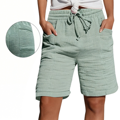 ✨ Elastische Bund-Shorts für Damen, atmungsaktiv & vielseitig kombinierbar