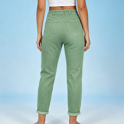 📢📢50%Rabatt!!!🎉✨Lässige Damen Jeans-Jogger mit Kordelzug