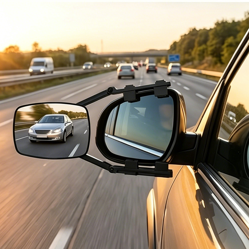 🔥 NUR FÜR KURZE ZEIT 50% RABATT! 🚛 Verstellbarer ausziehbarer Anhängerspiegel für mehr Sicht & sicheres Ziehen