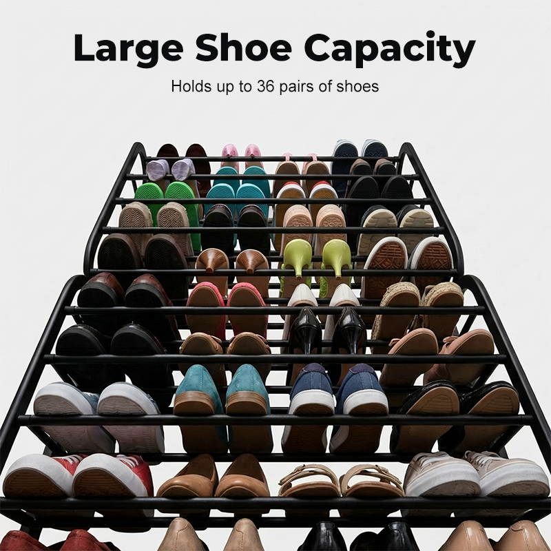 👟 Schuhregal zum Aufhängen an der Tür – 24 Fächer & werkzeuglose Montage – Passend für Standardtüren, Platz für bis zu 24 Paar Schuhe – ideal für den Eingangsbereich oder den Kleiderschrank 🚪✨