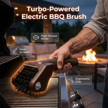 ⚡ Elektrische Reinigungsbürste für BBQ-Grills – kraftvoll & mühelose Grillpflege