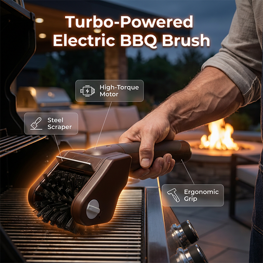 ⚡ Elektrische Reinigungsbürste für BBQ-Grills – kraftvoll & mühelose Grillpflege