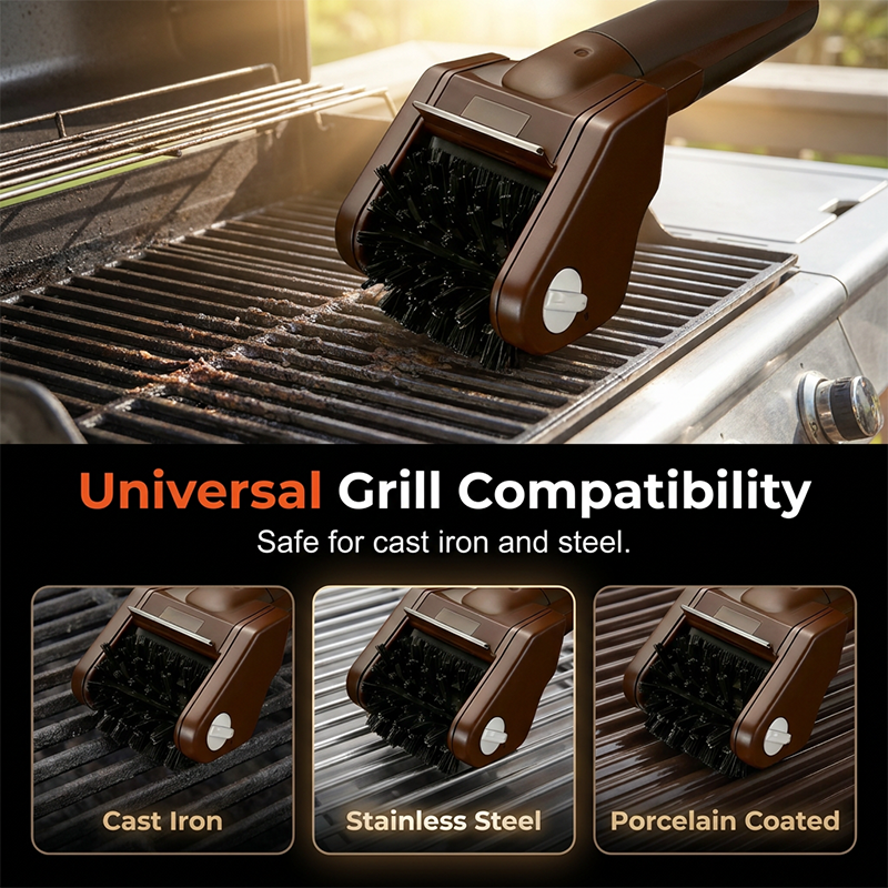 ⚡ Elektrische Reinigungsbürste für BBQ-Grills – kraftvoll & mühelose Grillpflege