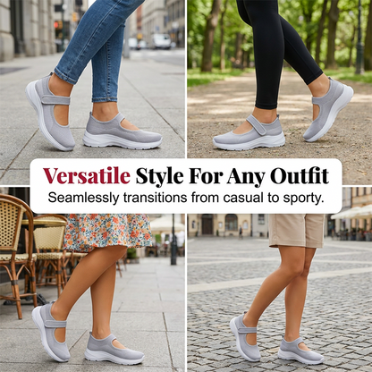 👟 Bequeme Plateausneaker mit verstellbarem Riemchen – rutschfest & modisch