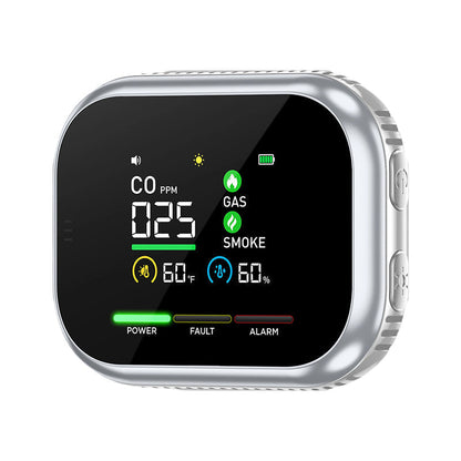 ❄️Sommerfrische 50 % Rabatt!🏠Multigas-Alarm mit LCD-Display – CO-, Gas- und Rauchmelder mit Temperatur-, Luftfeuchtigkeits- und Batterie-Backup