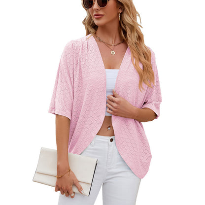🥳 HEISSER SALE 2026 – 50% RABATT! 💞 50.000+ VERKAUFT! Lässige, weiche Strickjacke mit halben Ärmeln für Damen – bequem & vielseitig
