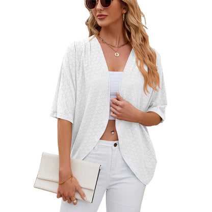 🥳 HEISSER SALE 2026 – 50% RABATT! 💞 50.000+ VERKAUFT! Lässige, weiche Strickjacke mit halben Ärmeln für Damen – bequem & vielseitig