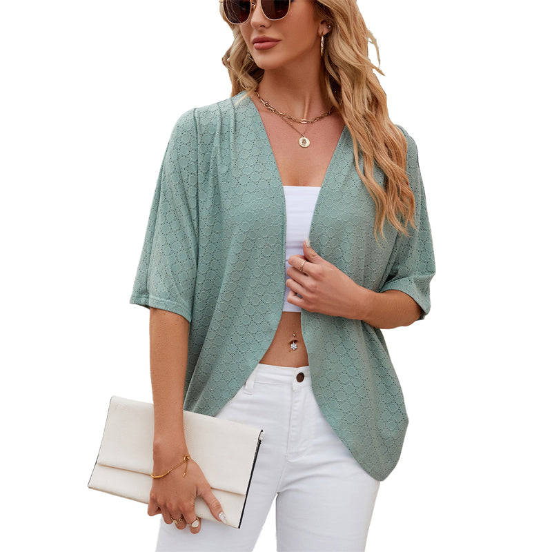 🥳 HEISSER SALE 2026 – 50% RABATT! 💞 50.000+ VERKAUFT! Lässige, weiche Strickjacke mit halben Ärmeln für Damen – bequem & vielseitig