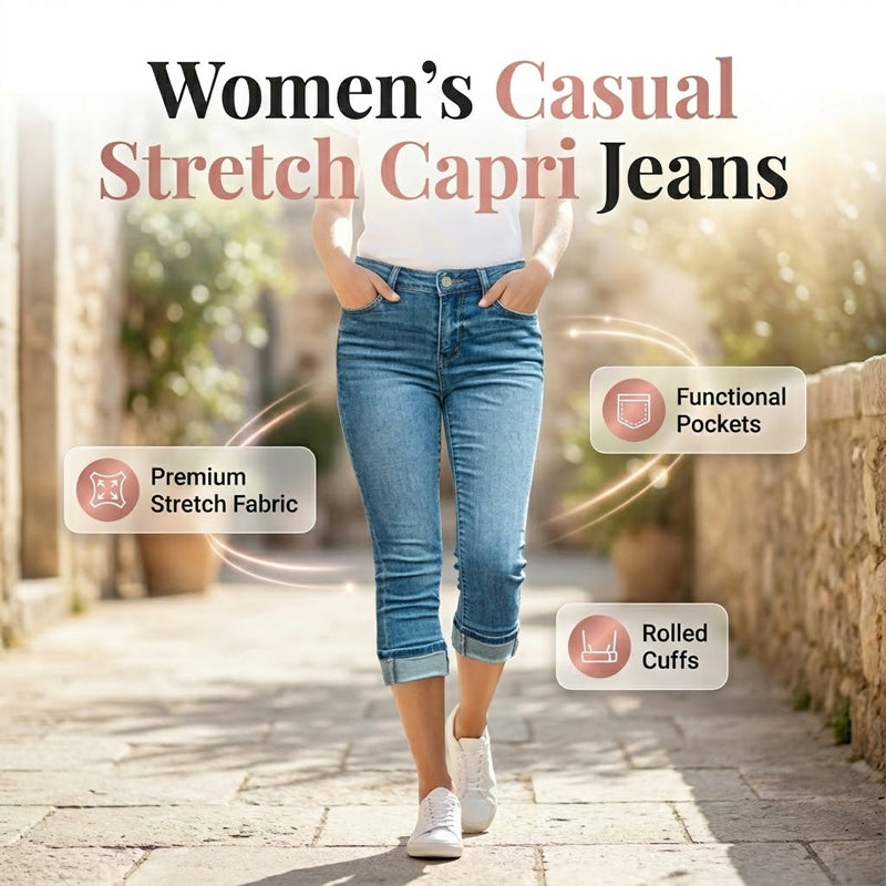 🌟 So bequem wie Leggings – so stylisch wie Jeans! Ihre neue Lieblingshose für den Sommer