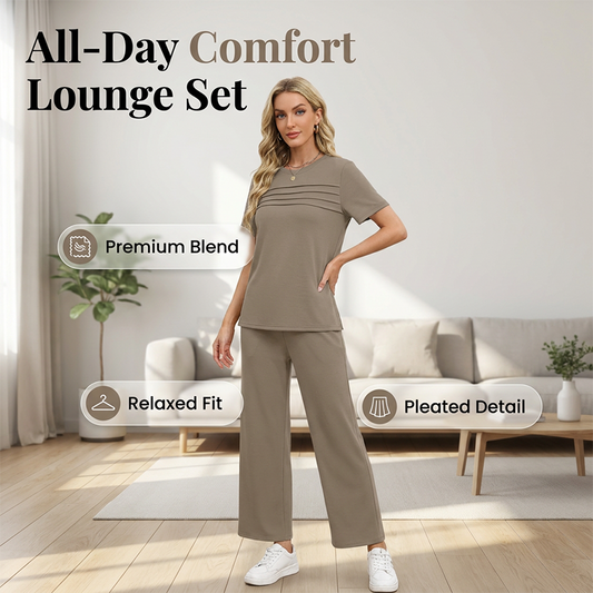 🛋️ 2-teiliges Loungewear-Set für Damen – weich, bequem & perfekt für entspannte Tage zu Hause