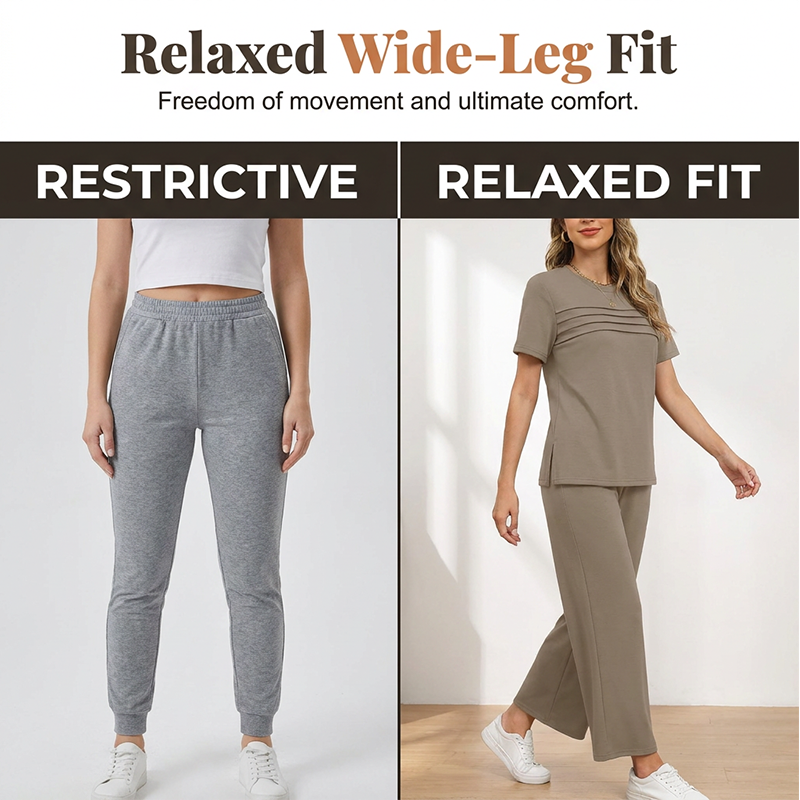 🛋️ 2-teiliges Loungewear-Set für Damen – weich, bequem & perfekt für entspannte Tage zu Hause