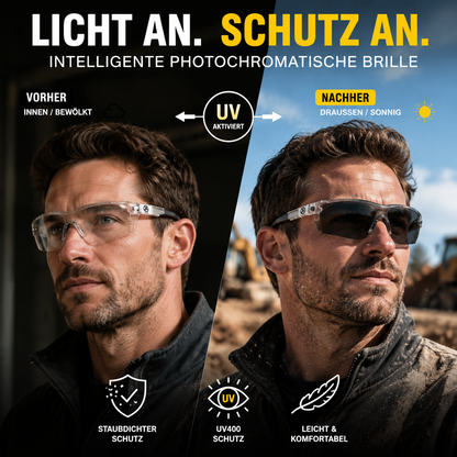🕶️ 50% RABATT! 🏍️ Motorrad-Schutzbrille für Tag & Nacht – UV400, polarisierend & gelbe Nachtlinse – Perfekter Sitz & klare Sicht unter jedem Helm