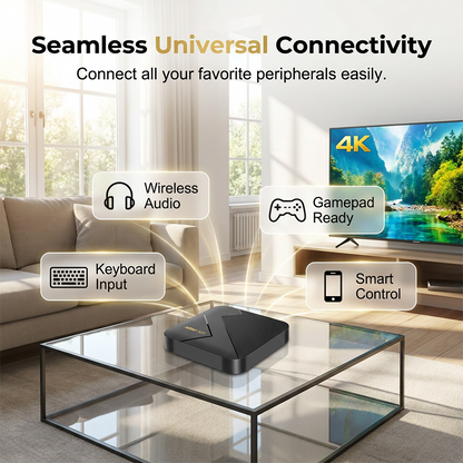 🚀 Leistungsstarke TV-Box mit WLAN & Bluetooth – verwandelt jeden Fernseher in einen Smart TV