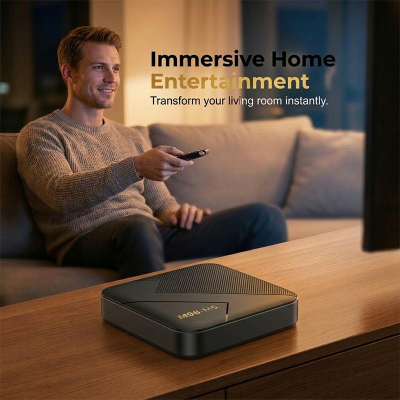 🚀 Leistungsstarke TV-Box mit WLAN & Bluetooth – verwandelt jeden Fernseher in einen Smart TV
